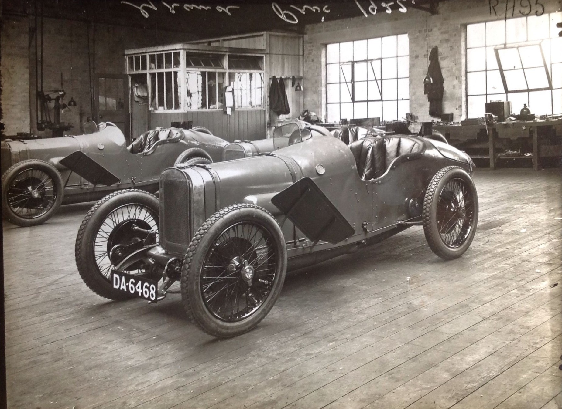 1922 Experimental Dep.Wolverhampton DA 6468& two other team cars Mann copy